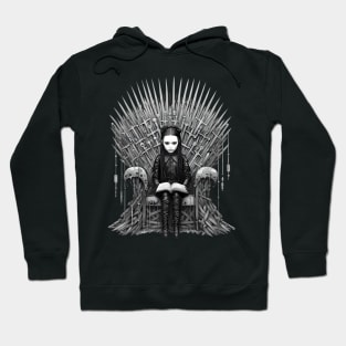 Wednesday in the iron chair Hoodie